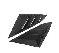 Rear Side Window Louvers Air Vent Scoop Shades Cover Trim Blinds Carbon For Civic 10th Gen 2016 2017 2018 2019 2020 Sedan(Matte black)