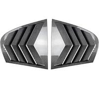 Rear Side Window Louvers Car Side Window Louvers Stickers Cover Vent For BMW 5 Series E60 2005-2010 2pcs Cars Side Window Sunshades