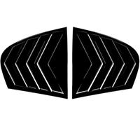 Rear Side Window Louvers Car Side Window Louvers Stickers Cover Vent For BMW 5 Series E60 2005-2010 2pcs Cars Side Window Sunshades