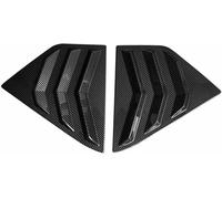 Rear Side Window Louvers For Nissan Kicks 2017-2023 Rear Quarter Window Side Vent Louver Shutter Cover Trim Scoop Side Window Sunshades