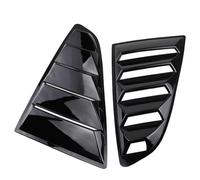 Rear Side Window Louvers Rear Quarter Window Louvers, Spoilers, Car Modification Panels, And Side Vent Covers Fit For Ford Mustang 2015-2019 And 2023 Side Window Sunshades(Shiny Black)