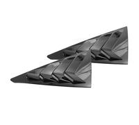 Rear Side Window Louvers Side Window Sunshades 2x Car Rear Quarter Panel Window Side Louvers Air Vent Decal Cover Trims Fit For Honda Civic 11th Hatchback 2022-2025