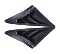 Rear Side Window Louvers Side Window Sunshades 2X Rear Side Window Louvers Fit For Honda Civic Type R Hatchback 2020 2021 ABS Air Vent Scoop Shutter Shades(Matte Black)