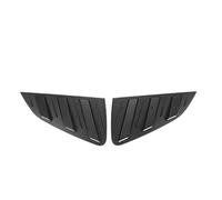 Rear Side Window Louvers Side Window Sunshades 2x Rear Window Side Air Vent Blind Louver Shutter Sticker Cover Trim Fit For VW Polo 2011-2018 Sedan(Matte Black)