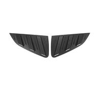 Rear Side Window Louvers Side Window Sunshades 2xRear Window Side Vent Shades Scoop Louver Shutter Sticker Cover Trim Fit For VW Polo 2011-2018(Matte Black)