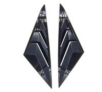 Rear Side Window Louvers Side Window Sunshades Fit For Hyundai Sonata 2011-2014 2x Car Sticker Rear Louver Window Side Shutter Cover Trim Vent Scoop(Carbon)