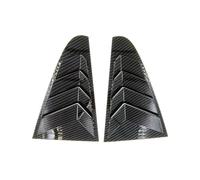 Rear Side Window Louvers Side Window Sunshades Fit For VW CC 2010-2018 2x Rear Louver Window Side Shutter Cover Trim Vent Scoop ABS Accessories Car Sticker(Carbon)