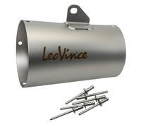 Rear silencer LeoVince 160mm stainless steel exhaust system muffler cover