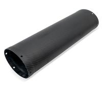 Rear silencer LeoVince Carbon exhaust system muffler cover 122x89x400mm