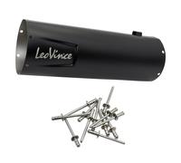 Rear silencer LeoVince Exhaust system muffler cover 370mm black