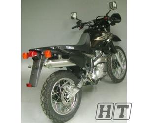 Rear silencer Racing Paris-Dakar Replica stainless steel Arrow without ABE