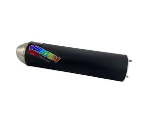 Rear silencer Tecnigas Quantum Aluminum Black