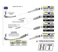 Rear silencer Thunder Carbon, carbon end cap Arrow with ABE