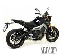 Rear silencer X-Kone stainless steel, carbon end cap Arrow with ABE