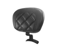Rear Sissy Bar Backrest Fit For Harley Touring Road King Street Glide FLHTK 2009-2023 Rider Backrest Pad Motorcycles Driver Front Cushion Passenger(Elegant Black)