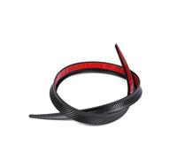 Rear Spoiler 1.2m 1.5m Universal Car Rear Roof Lip Spoiler Tail Trunk Wing Sticker PU DIY Refit Trim Decor Rubber Rear Spoiler Wing(1.2m Carbon Look)