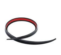 Rear Spoiler 1.2m 1.5m Universal Car Rear Roof Lip Spoiler Tail Trunk Wing Sticker PU DIY Refit Trim Decor Rubber Rear Spoiler Wing(1.5m Black)