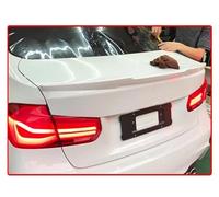 Rear Spoiler Car Spoiler Wings For BMW 3 Series F30 F35 For M4 320i 325i 330i 2013 2014 2015 2016 2017 2018 2019 ABS Rear Trunk Lid Car Rear Spoiler(WHITE)