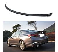 Rear Spoiler Fit for 2015-2023 Honda Acura TLX Gloss Black ABS Painted Lid Kit Performance Rear Trunk Spoiler Splitter Rear Wing