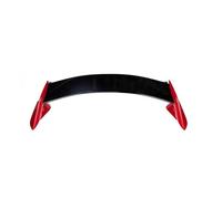 Rear Spoiler For CIVIC Hatchback Spoiler 2017 2018 ABS Plastic Rear Trunk Boot Wing Lip Spoiler Car Accessories Car Rear Spoiler(Black+red)