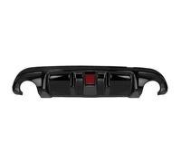 Rear Spoiler For Infiniti For Q50 2014-2017 Rear Diffuser Bumper Lip ABS Carbon Fiber Look/Gloss Black Boot Bracket Spoiler W/LED Lamp Rear Spoiler Wing(Glossy Black)