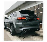 Rear Spoiler For JEEP For Grand For Cherokee WK2 2014 2015 2016 2017 2018 2019 2020 Auto Accessories ABS Rear Wing Mid Spoiler Rear Bumper Diffuser(Carbon fiber pattern)