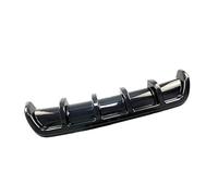 Rear Spoiler Glossy Black Car Rear Bumper Lip Diffuser 6 Shark Fin Spoiler Universal For BMW E90 Accessories Rear Bumper Diffuser(Black)