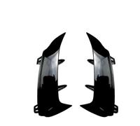 Rear Spoiler Lip Wing For Benz For CLA W177 Hatchback A45 A35 A180 A200 A220 For AMG 2019+ Rear Bumper Spoiler Side Canard Air Vent C(Sedan Black)