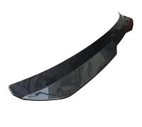 Rear Spoiler Side Wing For VW For Seat For LEON 2000-2020 3Door/5Doors For 1P MK2 5F Car Tail Wing Decoration ABS Hatchback Spoiler Lip(Fake Carbon Fiber)