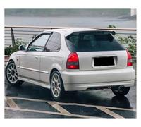 Rear Spoiler Tail Wing For Civic Ek9 GEN 6 Hatchback 1996 97 1998 1999 2000 ABS Plastic Gloss Black Spoiler Trunk Boot Wing Spoiler(White)