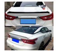 Rear Spoiler Tail Wing For Nissan For Maxima 2016 2017 2018 2019-2020 Spoiler Sport ABS Plastic Carbon Fiber Look Rear Trunk Wing Car Body Kit Accessories(Silver)