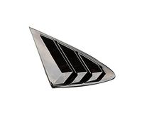 Rear Spoiler Wing 2 Pcs ABS Triangle Trim For Hyundai For Sonata For DN8 2021 2020 Car Chrome Rear Window Spoiler Side Cover Accessories(Black)