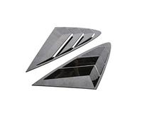Rear Spoiler Wing 2 Pcs ABS Triangle Trim For Hyundai For Sonata For DN8 2021 2020 Car Chrome Rear Window Spoiler Side Cover Accessories(Rhd Gray)