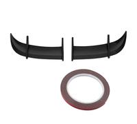Rear Spoiler Wing 2Piece For AK Style Car Rear Trunk Spoiler Wind Pressure Reduction Tail Spoiler Lid Wing For MK6 Models Car Rear Spoiler(Carbon fiber pattern)