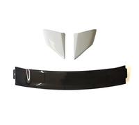 Rear Spoiler Wing ABS Spoiler For Civic 2006 2007 2008 2009 2010 2011 Three Parts Or Four Car Boot Cover Rear Wing Car Rear Spoiler(White Middle black)
