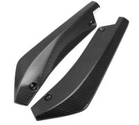 Rear Spoiler Wing Rear Bumper Diffuser Splitter Canard Spoiler Lip Sticker For A3 A4 A5 A6 A7 B8 S3 2015 2016 2017 2018 2019 2020 2022 Car Accessories Tail Wing(Carbon Fiber Look)