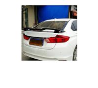 Rear Spoilers Tail Wing For City 2015 2016 2017 2018 With LED Lights Rear Trunk Lid Boot Ducktail Lip Spoiler Wings Black Carbon Car Tuning Accessories(Glossy Black)