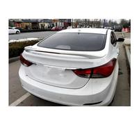 Rear Spoilers Tail Wing Read Stop Brake Lamp LED Light For HYUNDAI For ELANTRA 2012 2013 2014 2015 2016 ABS Spoiler Car Rear Wing Primer Color(White)