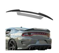 Rear Spolier Wing V2 Wickerbill For Dodge Charger 2015-2024 SRT Scat Pack Hellcat Daytona 2 Pieces Addon Style Wicker Bill Wit