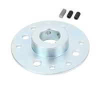 Rear Sprocket Drum Brake Hub Adapter with 1 Inch Bore, Designed for Go Kart, Fits 1in Axle, Made from Steel Alloy Materials, with 1/4 Inch Keyway,