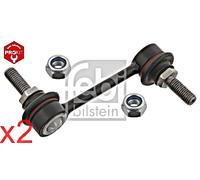 Rear Stabiliser Rod Strut FEBI x2 pcs Fits PORSCHE 996 99633306903