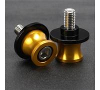 Rear Stand Slider 10MM Motorcycle Accessories Swingarm Spools Slider Stand Screws For KAWASAKI ZX9R ZX 9R 1994 1995 1996 1997 1998(Yellow2)
