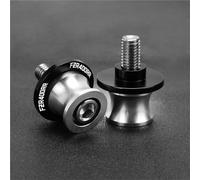 Rear Stand Slider 6MM Motorcycle Accessories Swingarm Spools Slider Stand Screws For Y-AMAHA FZR400RR FZR400 RR FZR 400RR 1992 1993 1994 1995 1996 1997(Silver A)