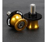 Rear Stand Slider Motorcycle 10MM Swing Arm Stand Screw Swingarm Spools Sliders Accessories For CFMOTO 500SS 500 SS SS500 CF500SS 2024 2025 2026(Yellow)