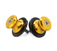 Rear Stand Slider Motorcycle 6MM Swingarm Spool Slider Stand Screws For Aprilia RSV 1000/R Mille RSV4/R/RR 1000/1100 Factory Shiver 750/900(Yellow)