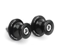 Rear Stand Slider Motorcycle 6MM Swingarm Spools Rear Stands Screw Sliders Accessories For Y-AMAHA MT03 MT10 MT 03 10 MT-03 MT-10(Black2)