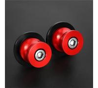 Rear Stand Slider Motorcycle 8MM Swingarm Spool Rear Stand Screws Sliders For H-onda Rebel 250 300 500 1100 2017 2018 2019(Black- Silver)