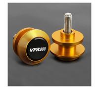 Rear Stand Slider Motorcycle CNC Swingarm Sliders Spools Screws For H-onda VFR 800 FI 800VTEC VFR800 VFR800F 1998-2010 2011 2012 2013 2014 20105-2023(Gold)