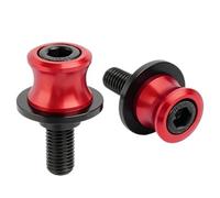 Rear Stand Slider Motorcycle Swing Arm Sliders Spools Stand Screw Mount Bracket 10MM For KAWASAKI Z750 Z 750 2007 2008 2009 2010 2011-2017(Black- Silver)