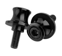 Rear Stand Slider Motorcycle Swing Arm Sliders Spools Stand Screw Mount Bracket 10MM For KAWASAKI Z750 Z 750 2007 2008 2009 2010 2011-2017(Black- Silver)